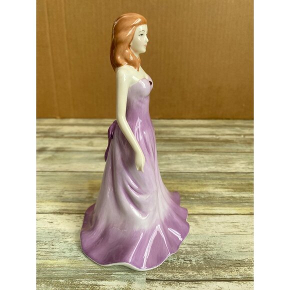 Royal Doulton Figurine HN4971 February Amethyst Gemstones Collection 2006 - Picture 7 of 10